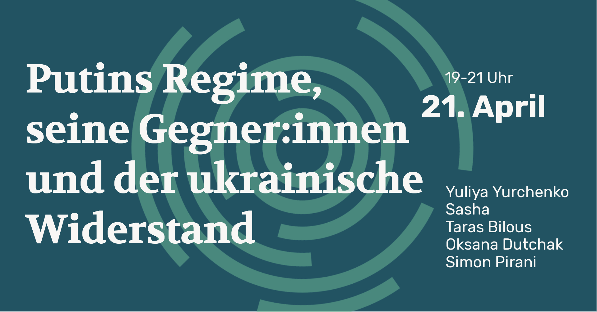 Putins Regime, seine Gegner:innen und der ukrainische Widerstand