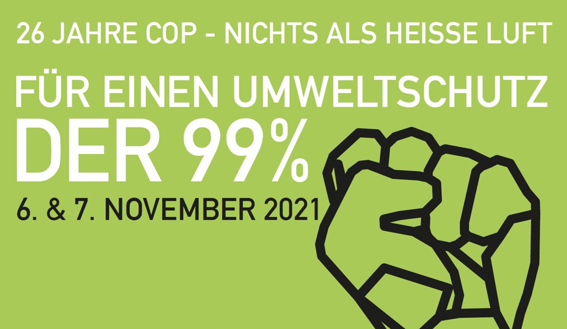 Zürich: Ökosozialistisches Forum zur COP 26