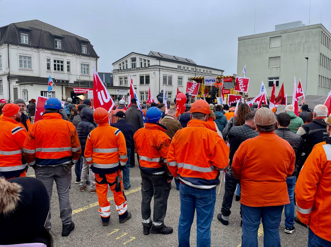 Zürich: Veranstaltung zum Arbeitskampf im Stahlwerk Gerlafingen