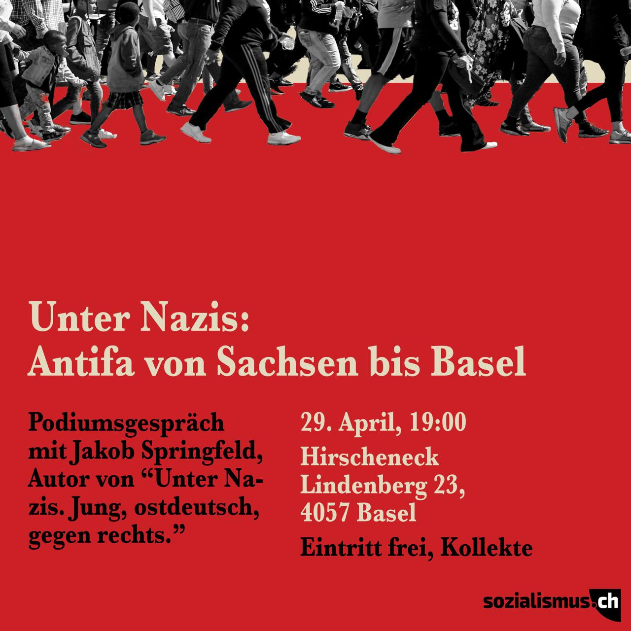 Basel: Veranstaltung «Unter Nazis»: Antifa von Sachsen bis Basel